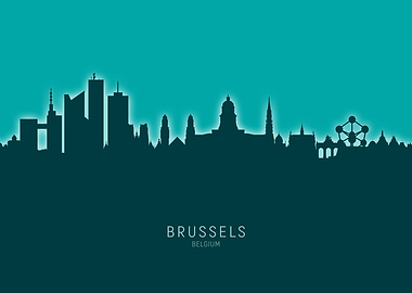 Brussels Skyline Belgium