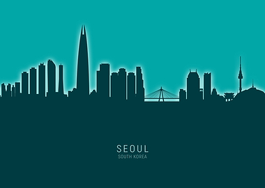 Seoul Skyline South Korea
