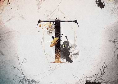 T Floral Love Letter