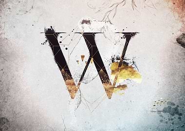 W Floral Love Letter