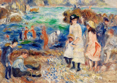 Children on the Seashore