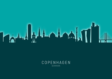 Copenhagen Skyline Denmark
