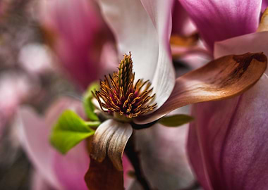 Magnolia Flower Macro