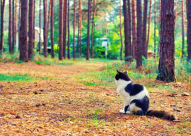 Animals Cat Feline Footpat