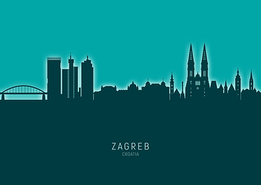 Zagreb Skyline Croatia