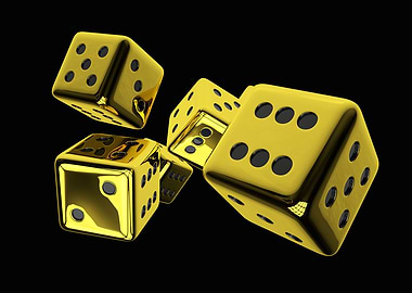 Shiny Golden Casino Dices