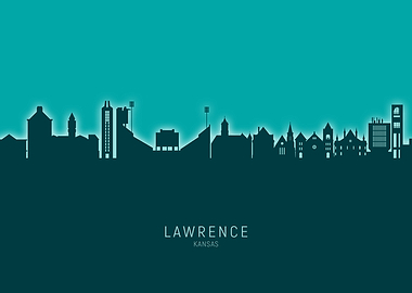 Lawrence Skyline Kansas