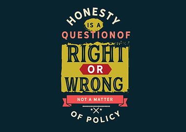 Honesty is a question