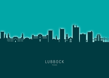 Lubbock Skyline Texas