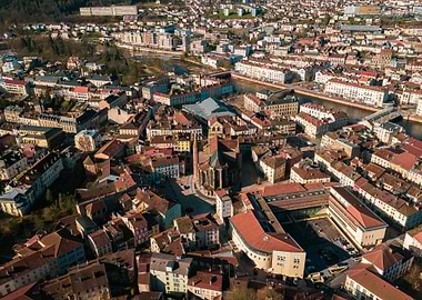 Epinal from sky