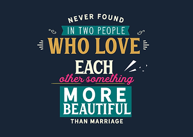 beautiful than marriage