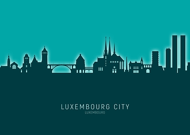 Luxembourg City Skyline