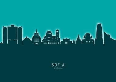 Sofia Skyline Bulgaria