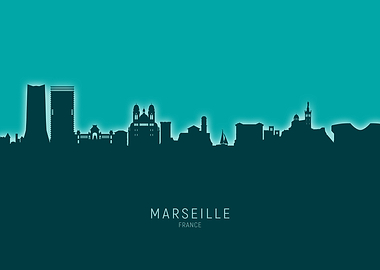 Marseille Skyline France