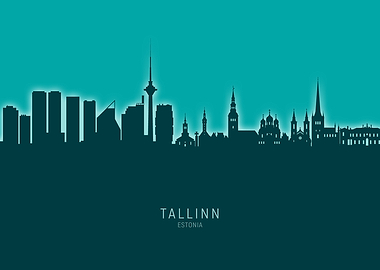 Tallinn Skyline Estonia
