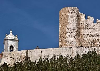 Castle and church in Sines