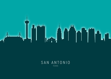 San Antonio Skyline Texas