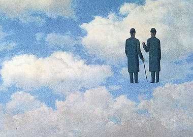 Rene Magritte sky