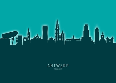 Antwerp Skyline Belgium