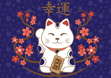Maneki neko cat