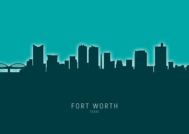 Fort Worth Skyline Texas