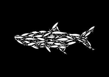 Abstract Tarpon Fish