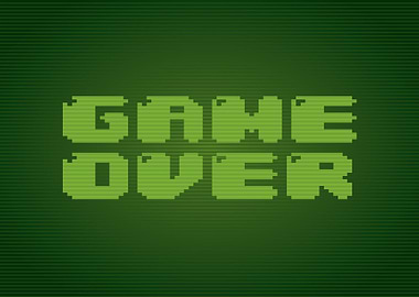 Game Over Type Font