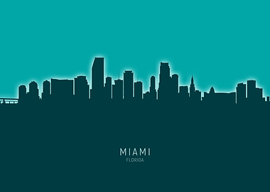 Miami Skyline Florida