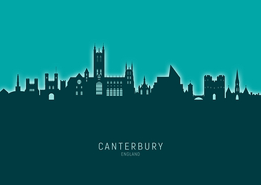 Canterbury Skyline England