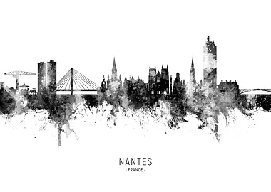 Nantes Skyline France