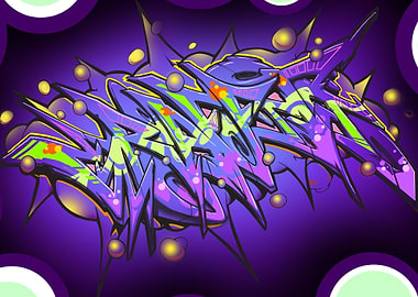 Purple Graffiti