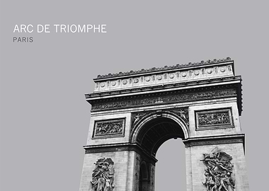 The Arc de Triomphe