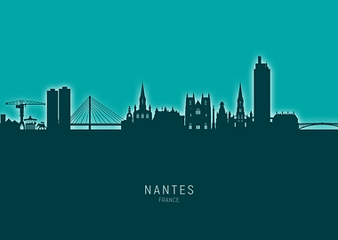Nantes Skyline France