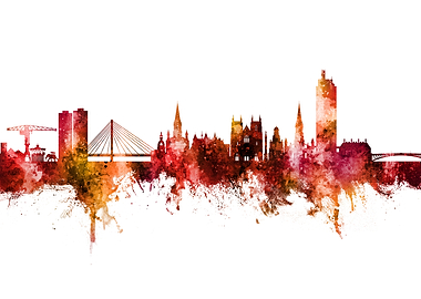 Nantes Skyline France