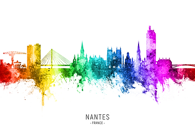 Nantes Skyline France