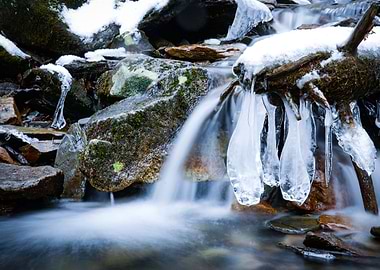 Ice Mountain Cascades