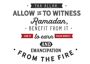 to witness Ramadan