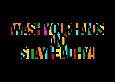 Wash your Hands Multicolor