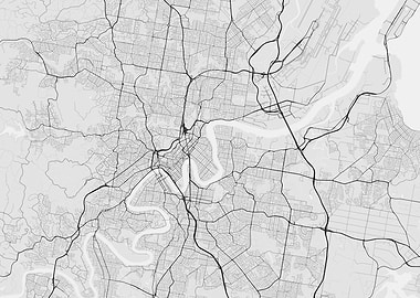 Brisbane Australia Map