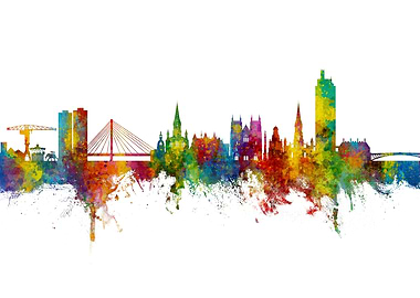 Nantes Skyline France