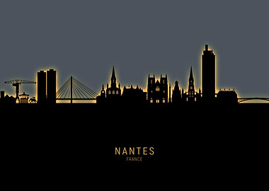 Nantes Skyline France