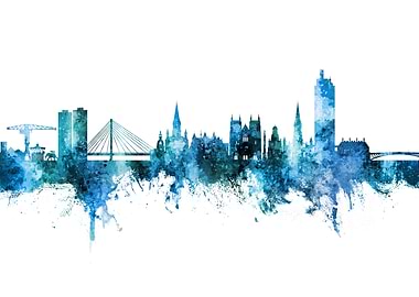 Nantes Skyline France