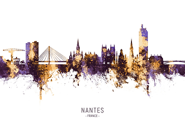 Nantes Skyline France