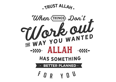 Allah has something better
