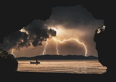 Landscape Sea Storm Sea