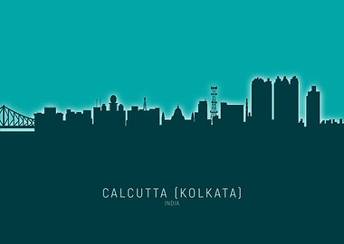 Kolkata Skyline India