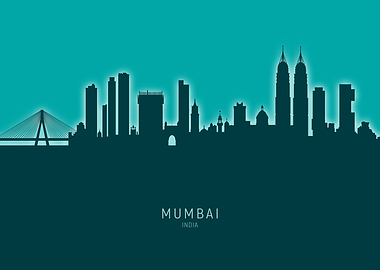 Mumbai Skyline India