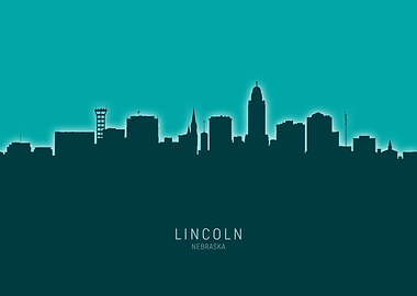 Lincoln Skyline Nebraska
