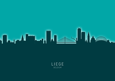 Liege Skyline Belgium