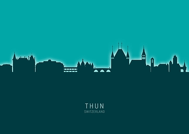 Thun Skyline Switzerland